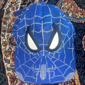 Blue Spider Hero Kids baseball cap